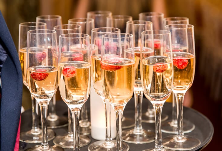 Stehempfang, Cateringservice fleur de cuisine, Firma Wilken Gourmet 